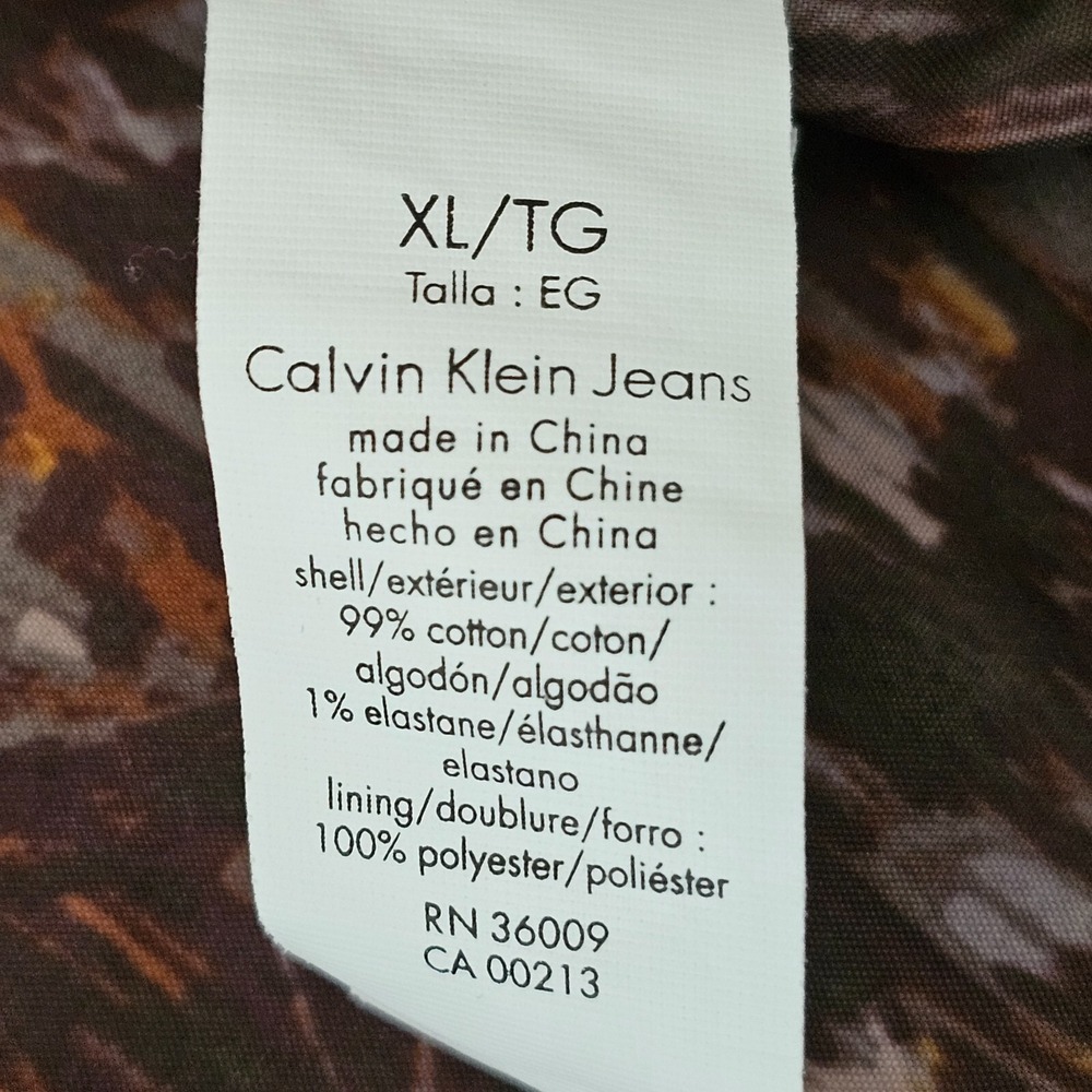 Calvin Klein‎ Jeans Womens Corduroy Sports Jacket One Button Career Burgundy  XL - Picture 5 of 10